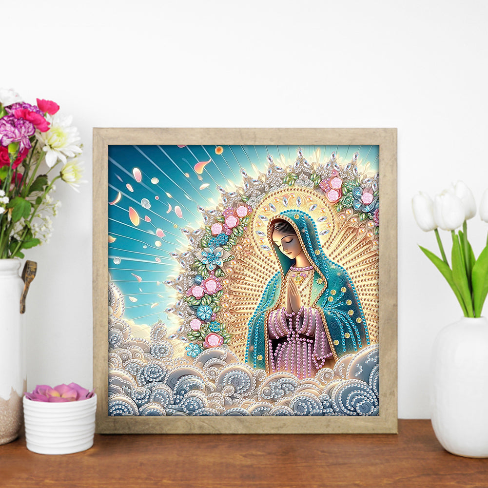 Our Lady Of Jesus - Special Shaped Drill Diamond Painting 30*30CM