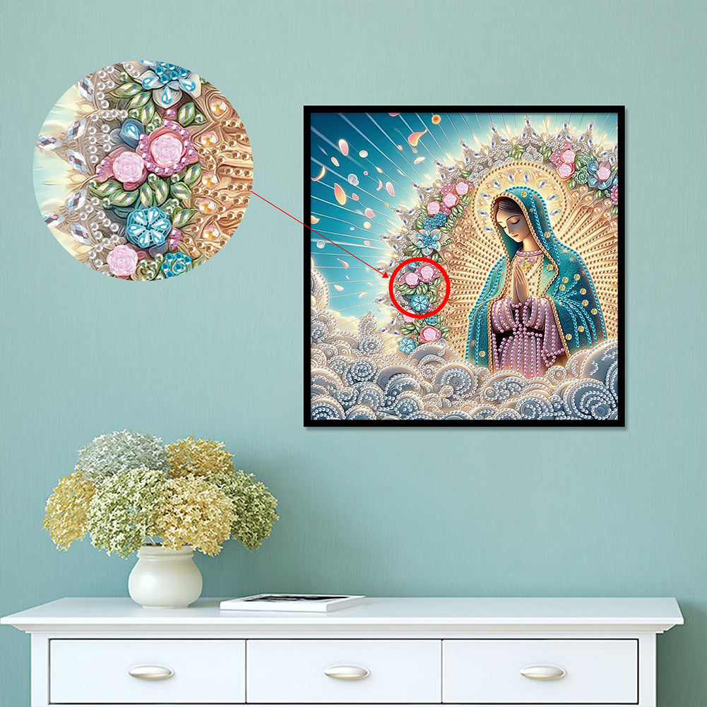 Our Lady Of Jesus - Special Shaped Drill Diamond Painting 30*30CM