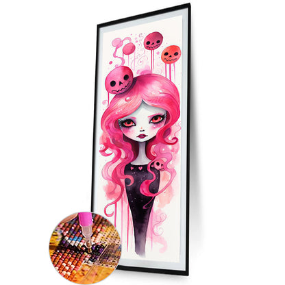 Halloween Witch - Full Round Drill Diamond Painting 30*90CM