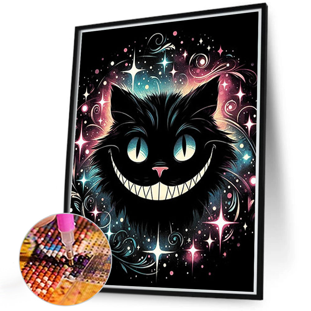 Black Cat - Full Round Drill Diamond Painting 40*50CM