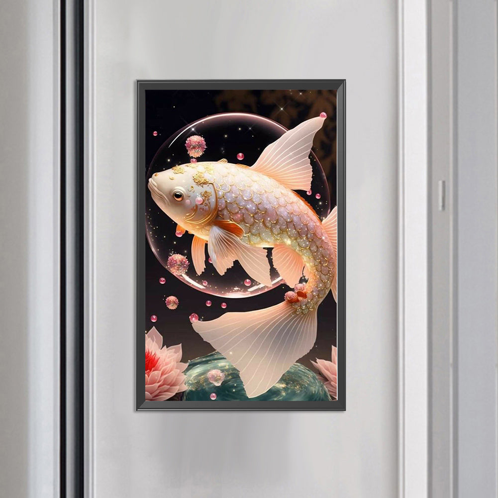 Fish - Full Round Drill Diamond Painting 40*65CM