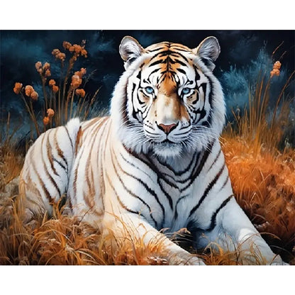 Tiger - Full Round Drill Diamond Painting 50*40CM