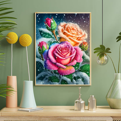 Rose - Full Round Drill Diamond Painting 40*50CM