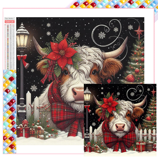 Christmas Yak - Full Square Drill Diamond Painting 30*30CM