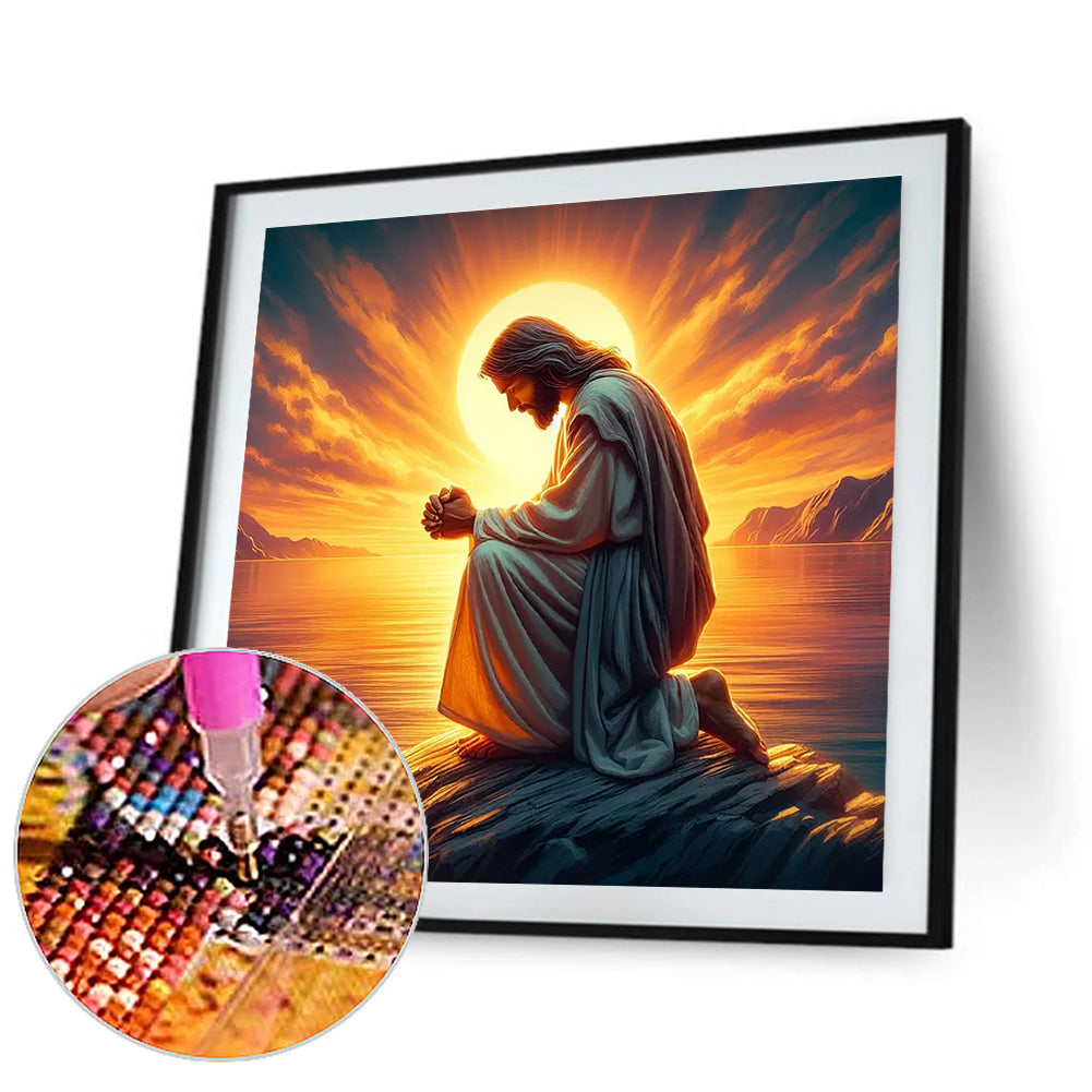 Religious Jesus - Full Round Drill Diamond Painting 50*50CM