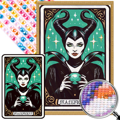 Maleficent Witch - Full AB Round Drill Diamond Painting 40*60CM