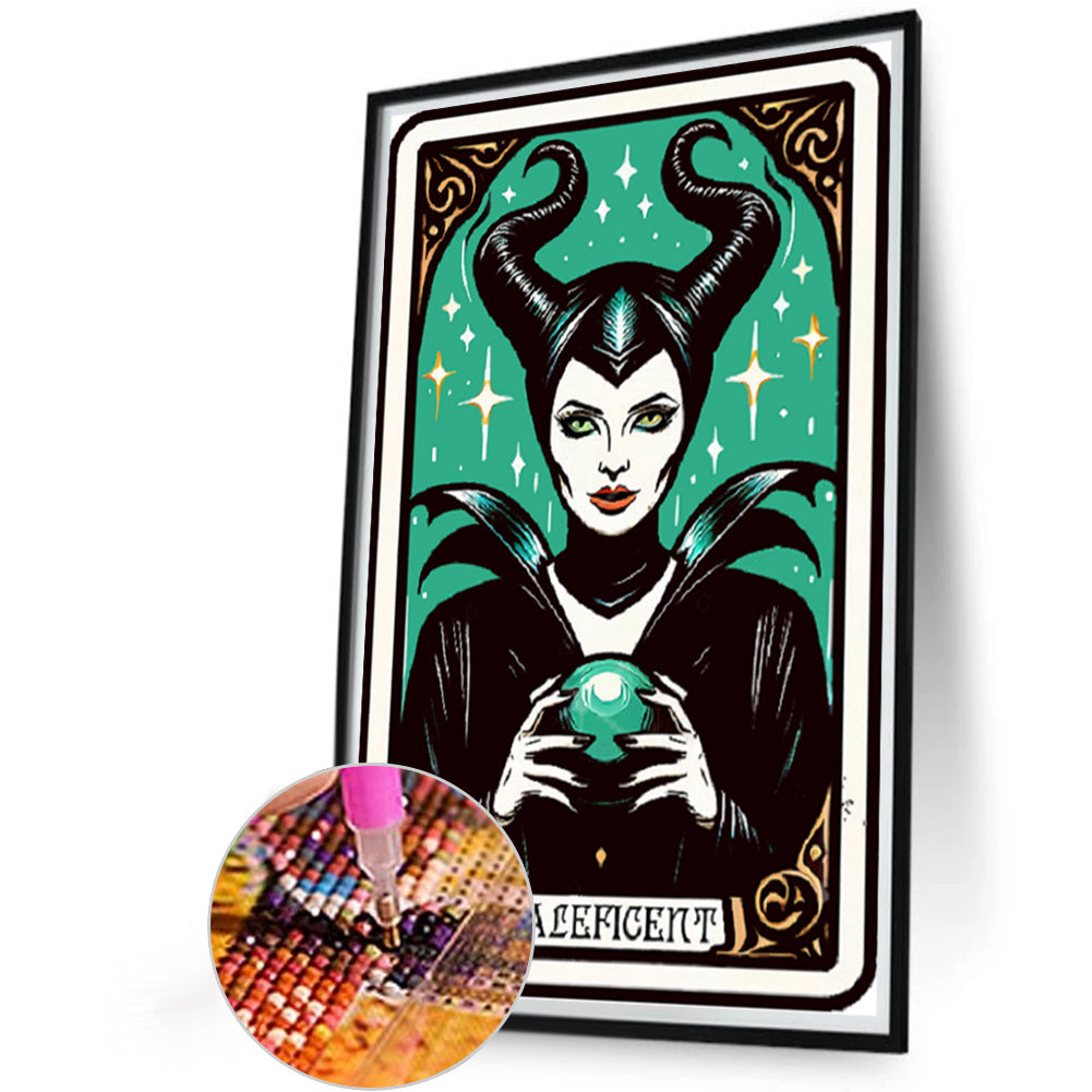 Maleficent Witch - Full AB Round Drill Diamond Painting 40*60CM