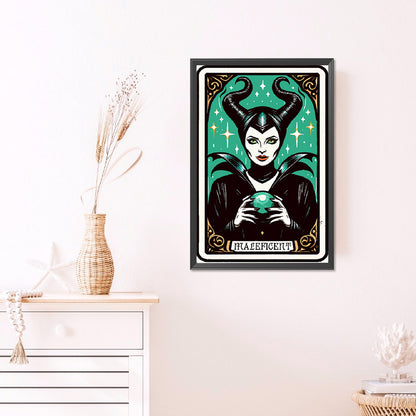 Maleficent Witch - Full AB Round Drill Diamond Painting 40*60CM