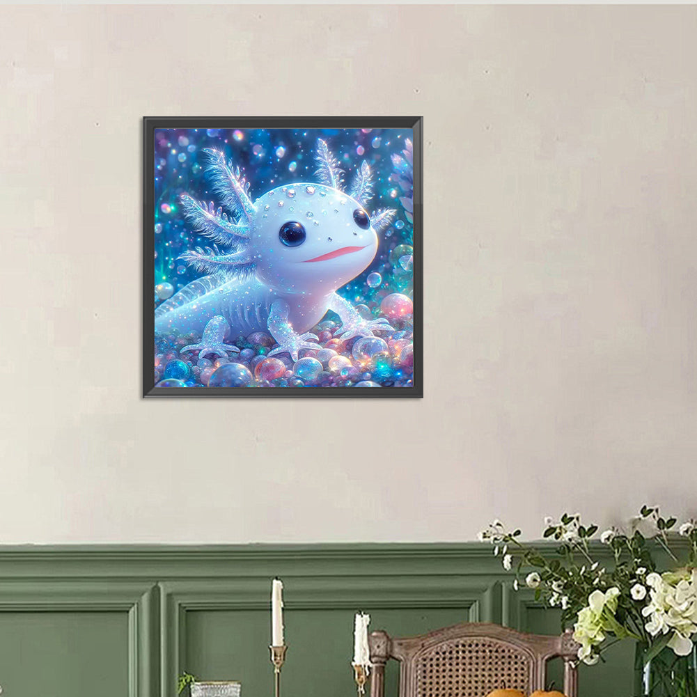 Salamander Fish - Full Round Drill Diamond Painting 40*40CM