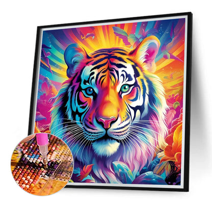 Tiger - Full Round Drill Diamond Painting 40*40CM