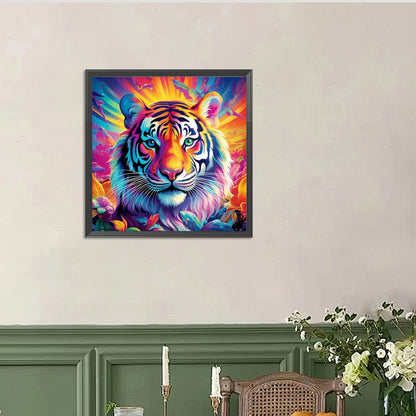 Tiger - Full Round Drill Diamond Painting 40*40CM