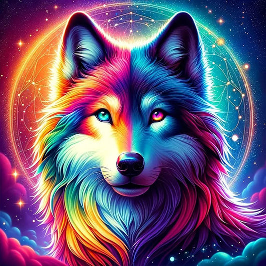 Wolf - Full Round Drill Diamond Painting 40*40CM