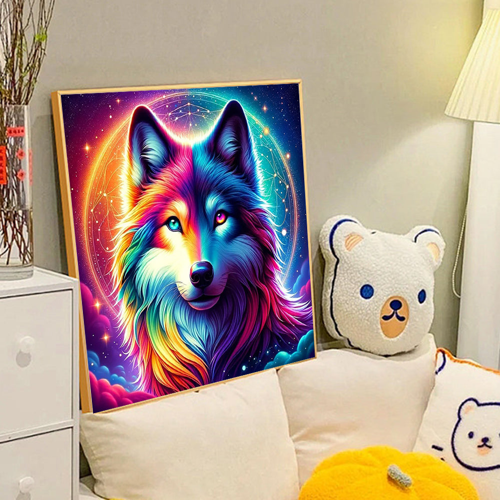 Wolf - Full Round Drill Diamond Painting 40*40CM