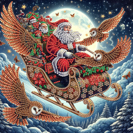 Santa Claus - Special Shaped Drill Diamond Painting 30*30CM