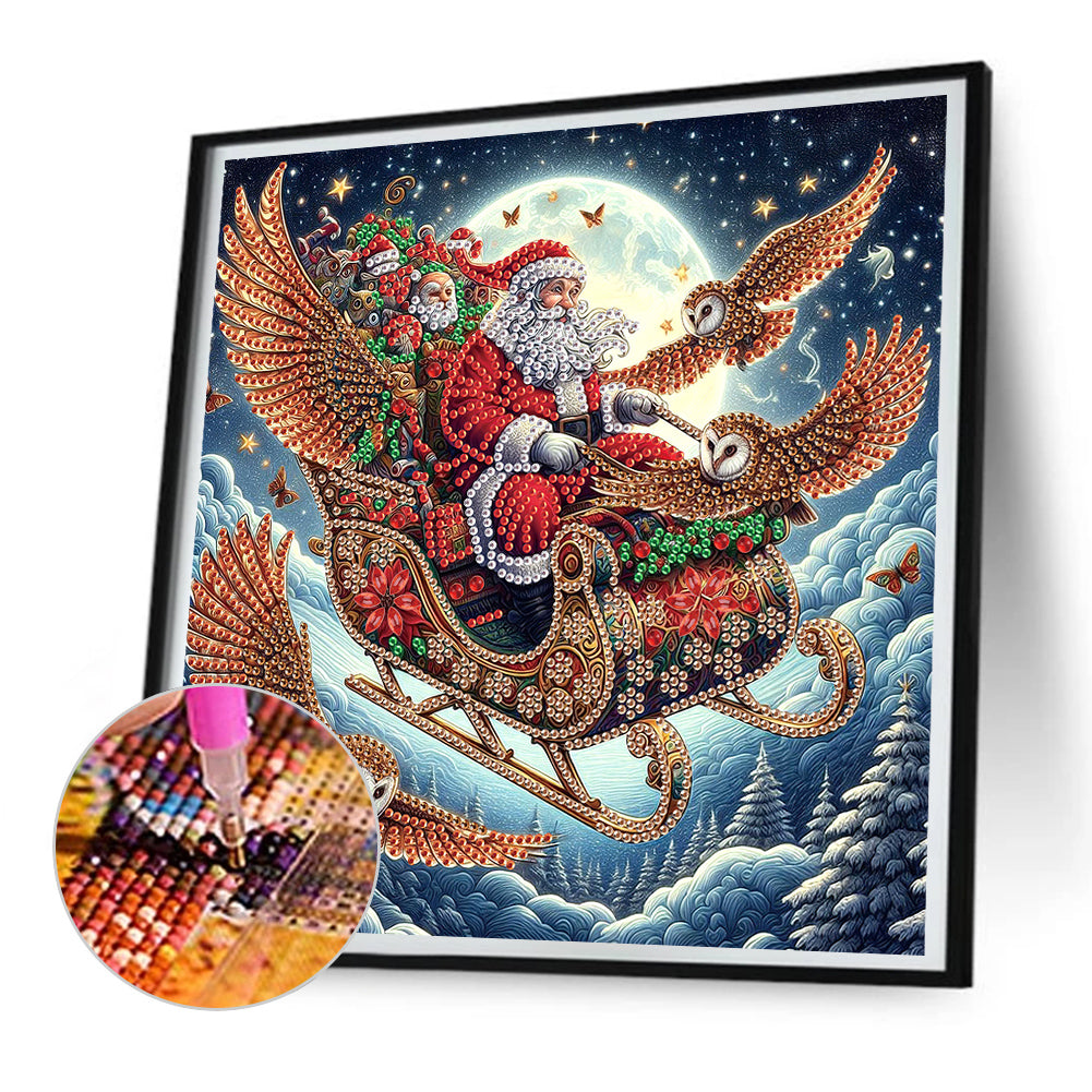 Santa Claus - Special Shaped Drill Diamond Painting 30*30CM