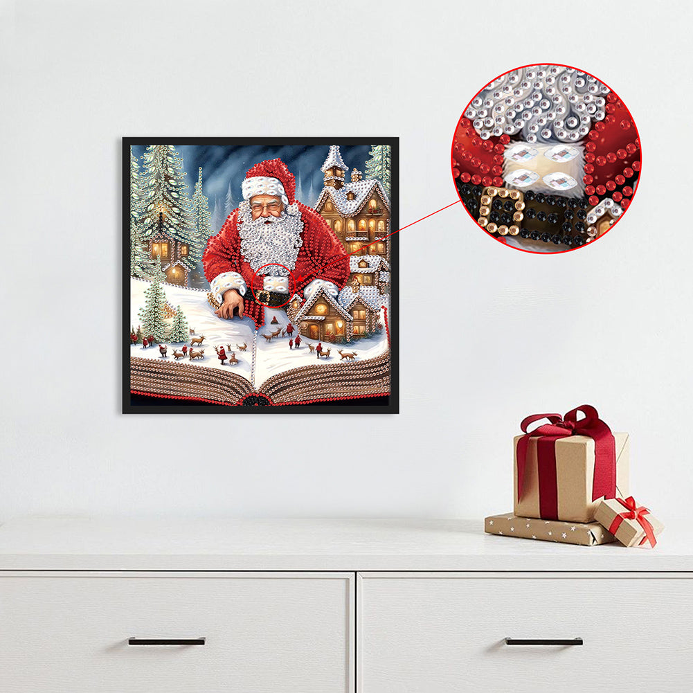 Santa Claus - Special Shaped Drill Diamond Painting 30*30CM