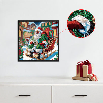 Santa Claus - Special Shaped Drill Diamond Painting 30*30CM