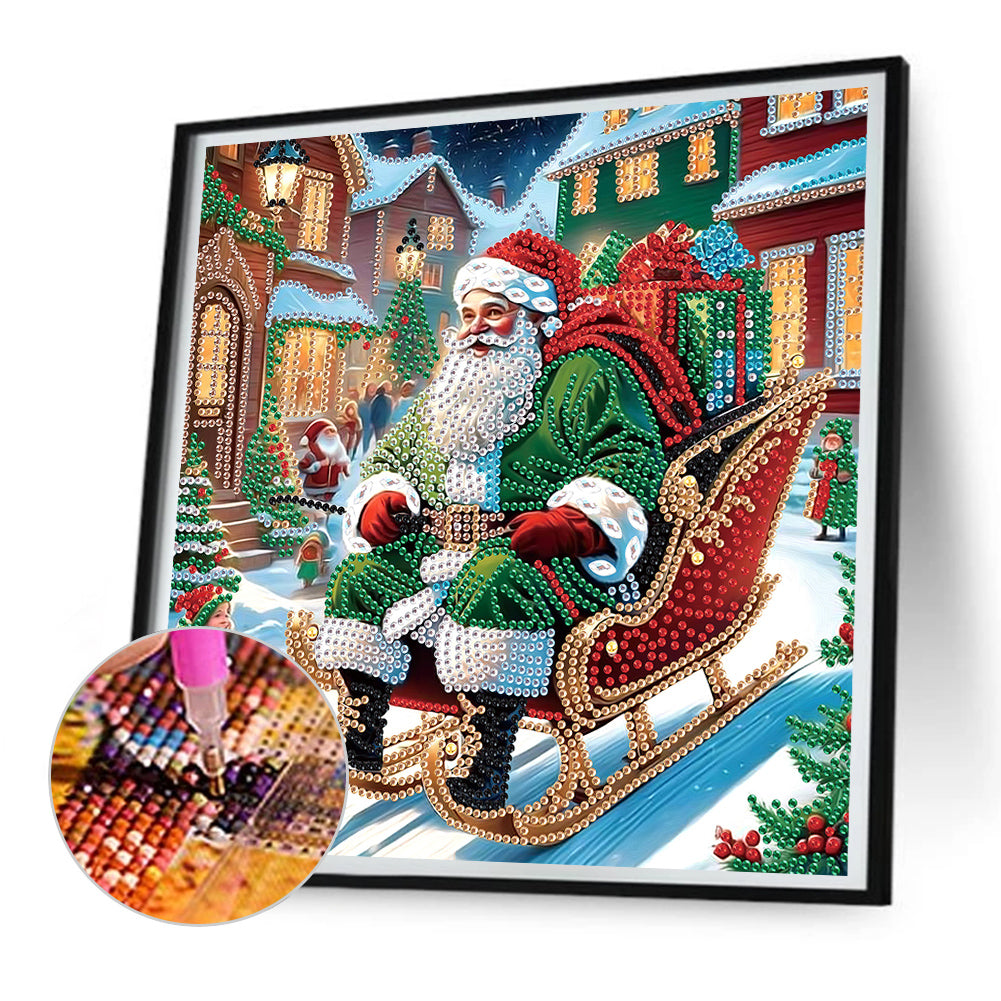 Santa Claus - Special Shaped Drill Diamond Painting 30*30CM