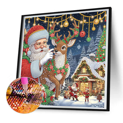 Santa Claus - Special Shaped Drill Diamond Painting 30*30CM