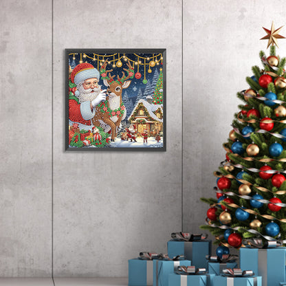 Santa Claus - Special Shaped Drill Diamond Painting 30*30CM