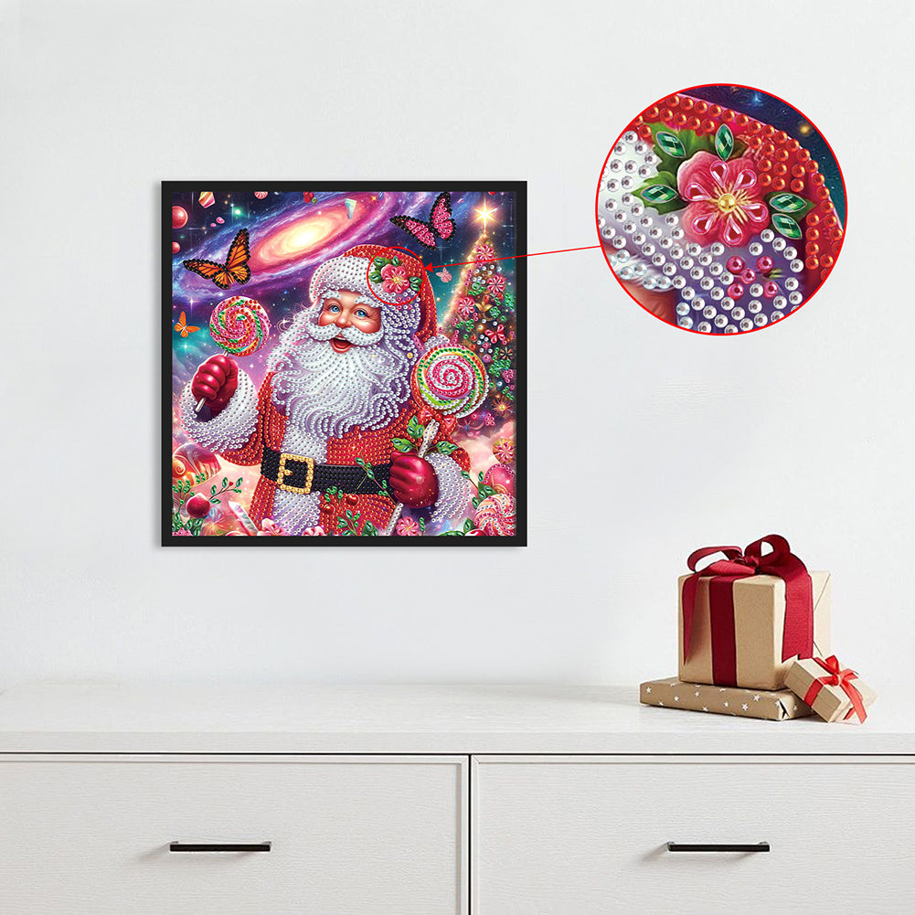 Santa Claus - Special Shaped Drill Diamond Painting 30*30CM