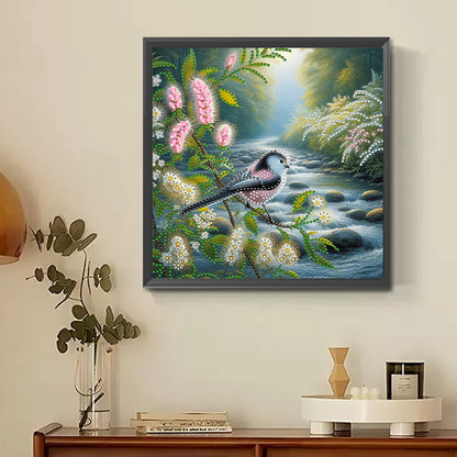Birdsong And Flowers - Special Shaped Drill Diamond Painting 30*30CM