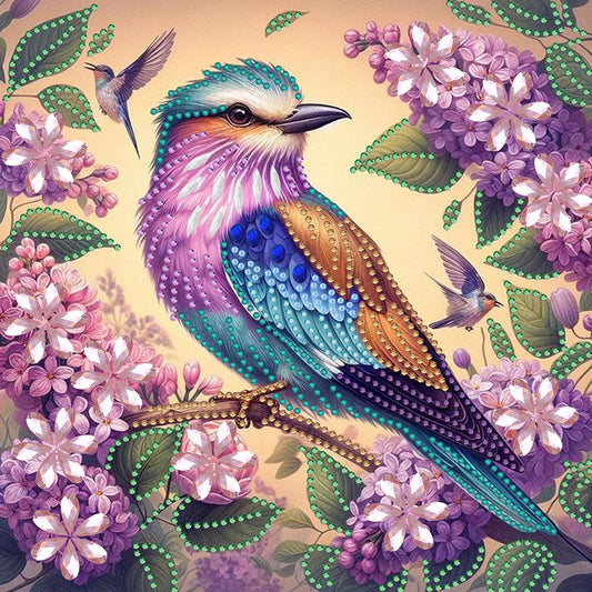 Birdsong And Flowers - Special Shaped Drill Diamond Painting 30*30CM