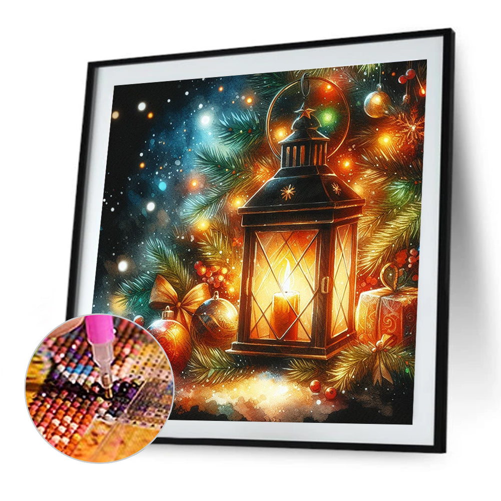 Christmas Tree Lights - Full AB Square Drill Diamond Painting 30*30 CM