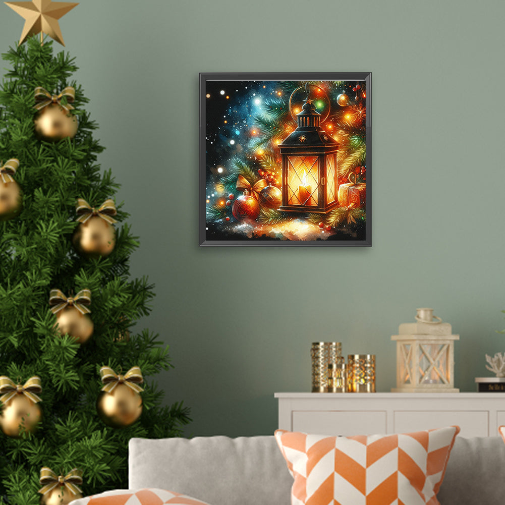 Christmas Tree Lights - Full AB Square Drill Diamond Painting 30*30 CM