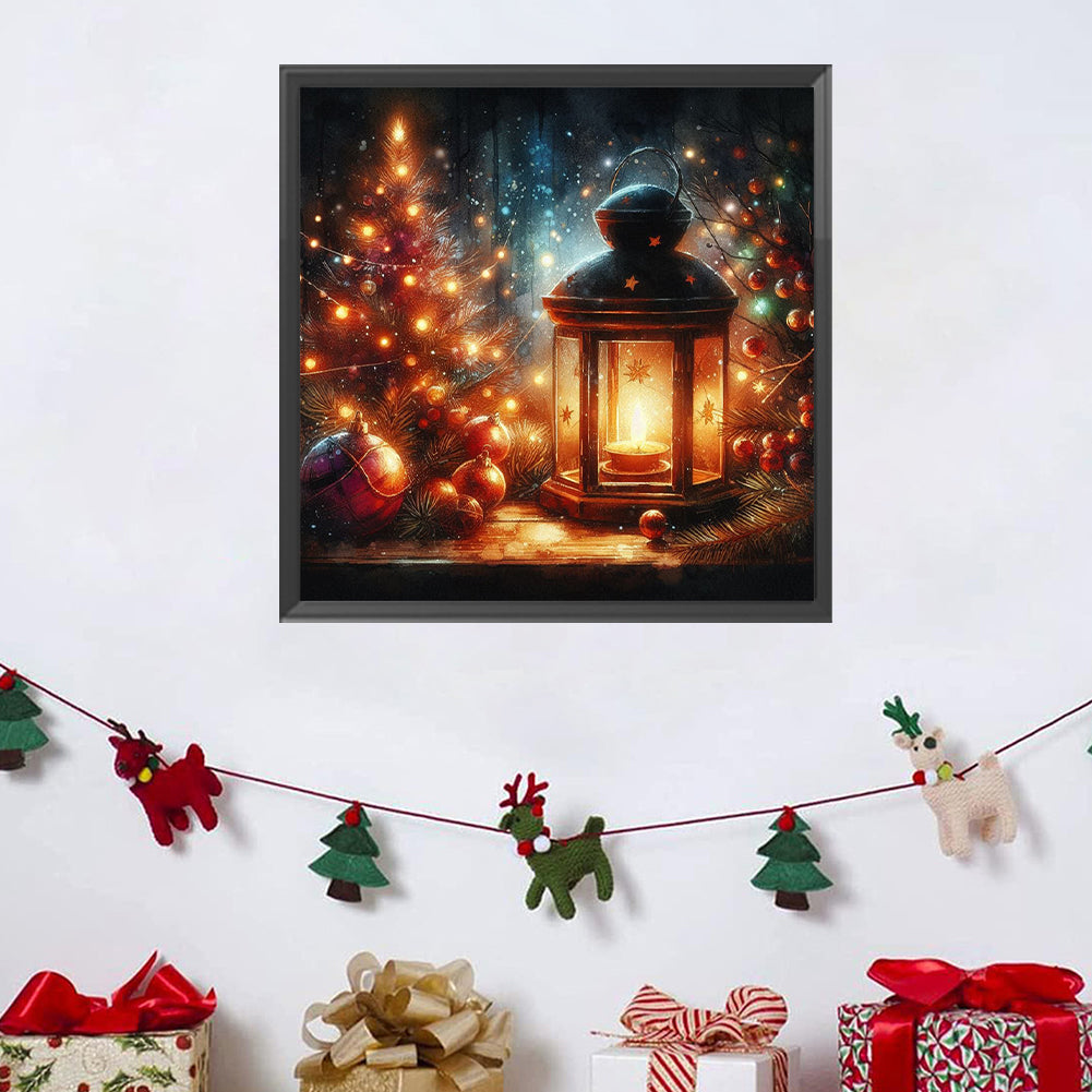 Christmas Tree Lights - Full AB Square Drill Diamond Painting 30*30 CM