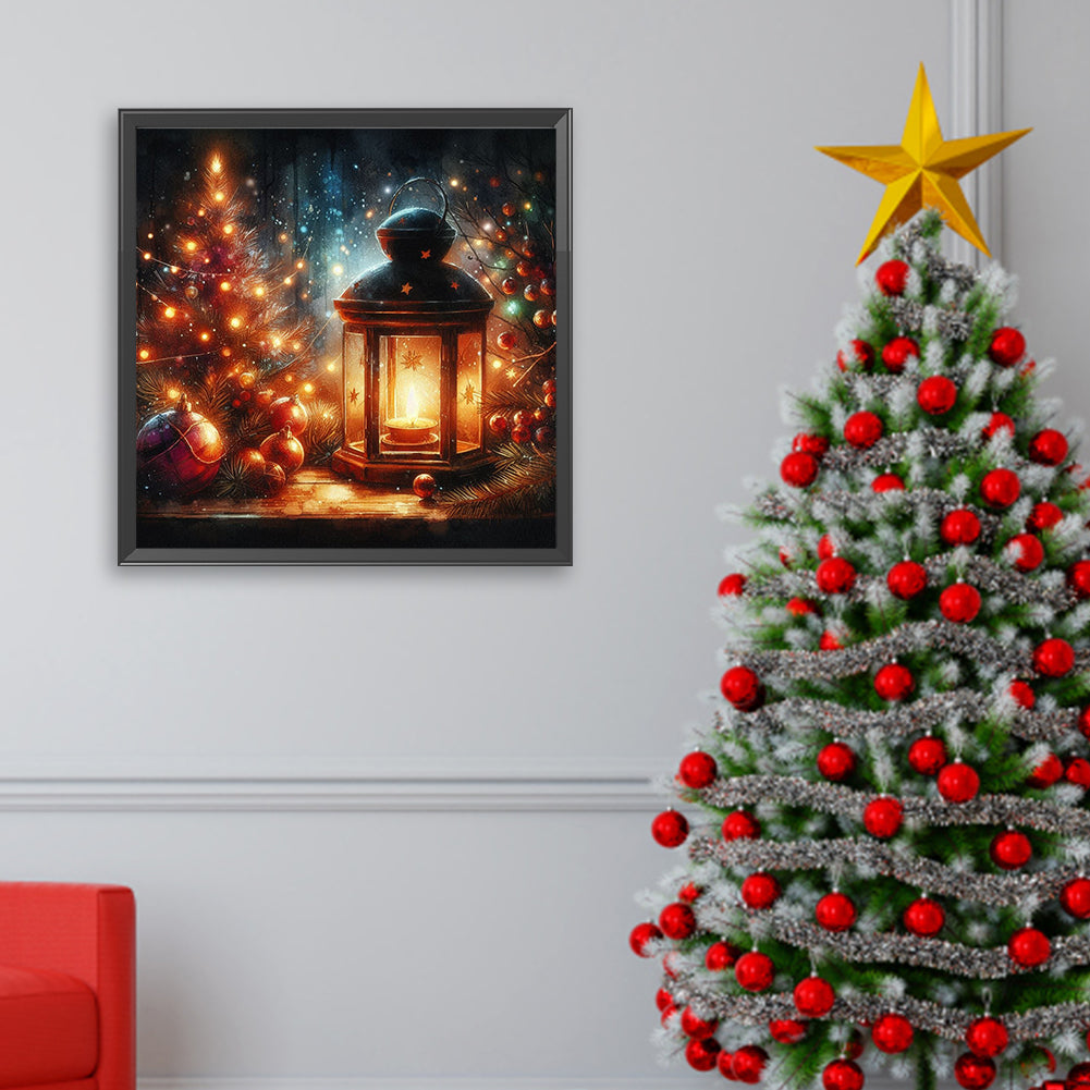 Christmas Tree Lights - Full AB Square Drill Diamond Painting 30*30 CM