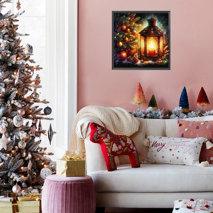 Christmas Tree Lights - Full AB Square Drill Diamond Painting 30*30 CM