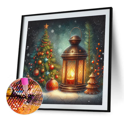 Christmas Tree Lights - Full AB Square Drill Diamond Painting 30*30 CM