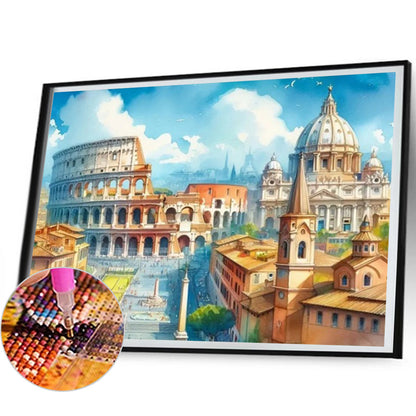 Colosseum - Full Square Drill Diamond Painting 50*40CM