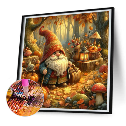 Autumn Goblin - Full Round Drill Diamond Painting 30*30CM