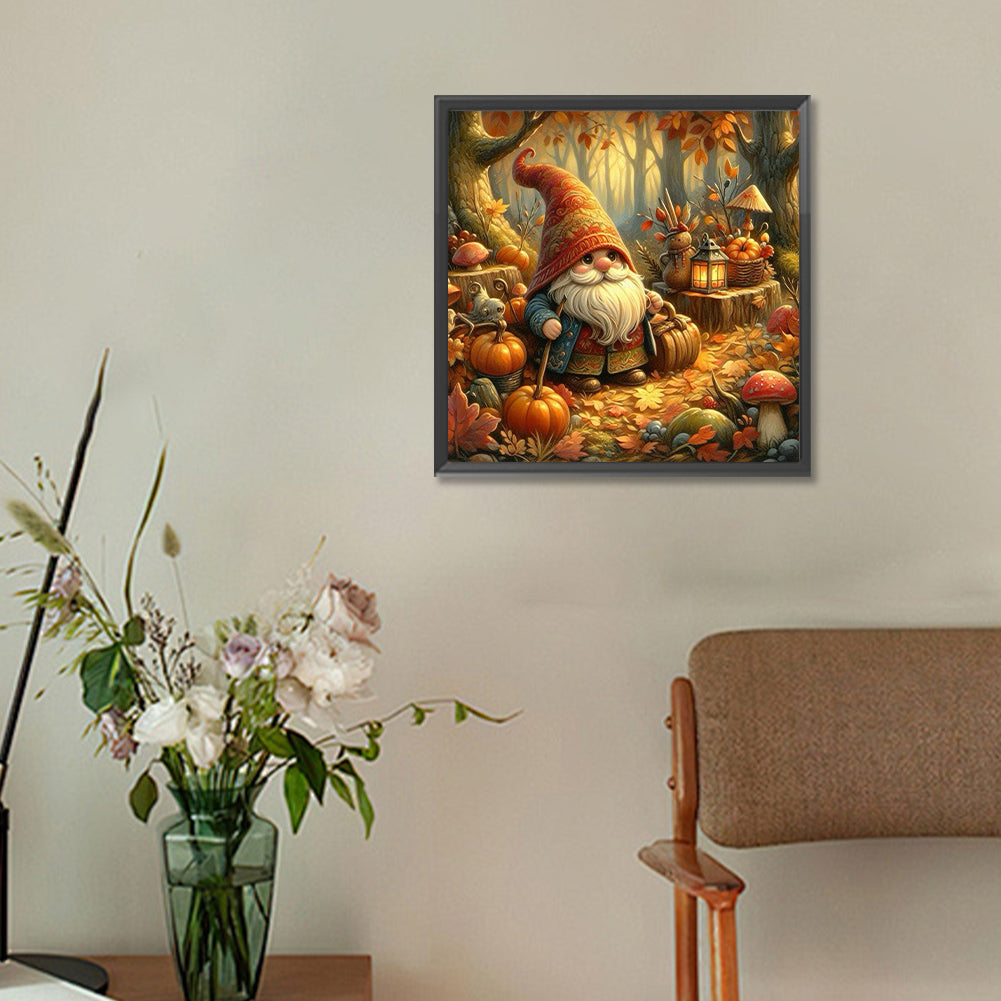 Autumn Goblin - Full Round Drill Diamond Painting 30*30CM