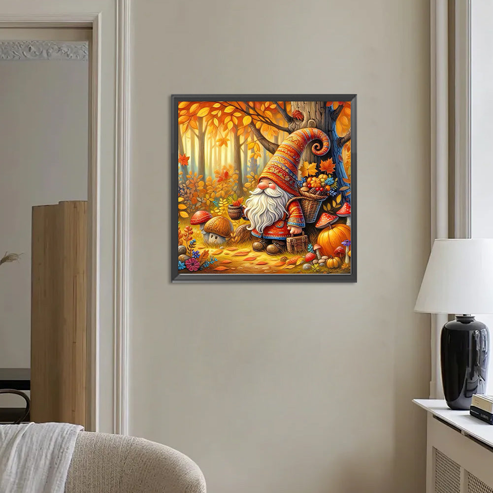 Autumn Goblin - Full Round Drill Diamond Painting 30*30CM