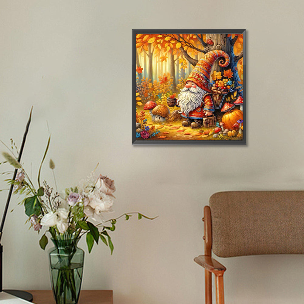 Autumn Goblin - Full Round Drill Diamond Painting 30*30CM