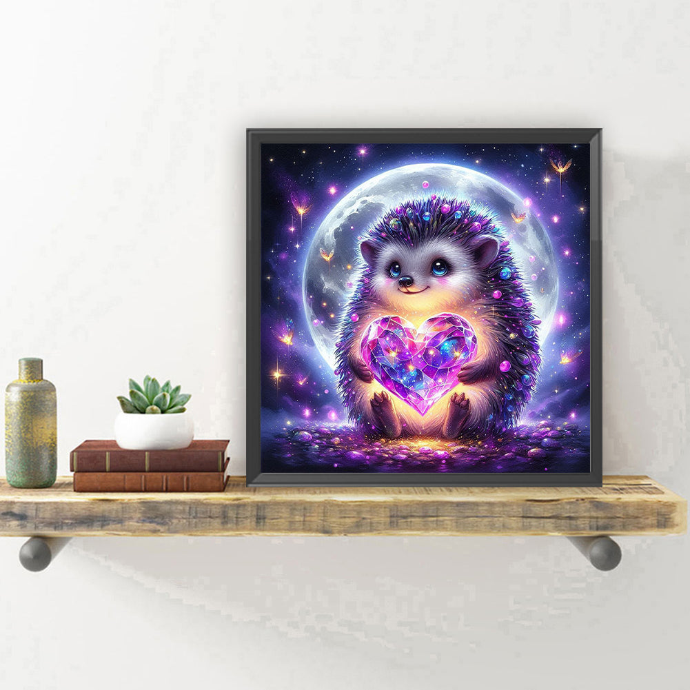 Love Hedgehog - Full Round Drill Diamond Painting 30*30CM