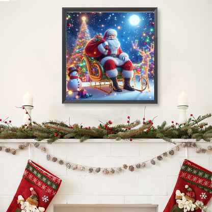 Santa Claus - Full Round Drill Diamond Painting 40*40CM