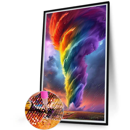 Colorful Tornado - Full Round Drill Diamond Painting 40*60CM