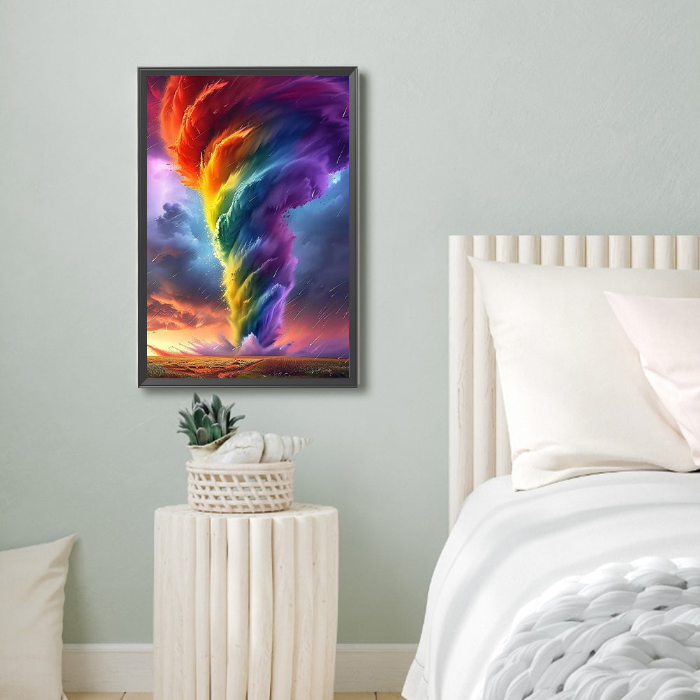 Colorful Tornado - Full Round Drill Diamond Painting 40*60CM