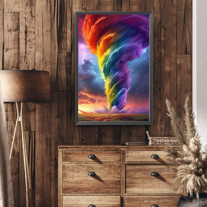 Colorful Tornado - Full Round Drill Diamond Painting 40*60CM