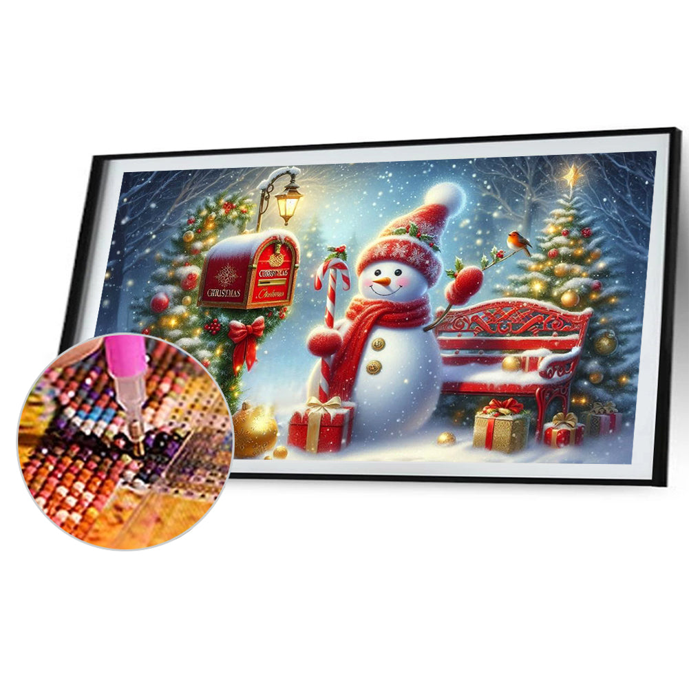 Merry Christmas - Full Round Drill Diamond Painting 70*40CM