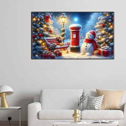 Merry Christmas - Full Round Drill Diamond Painting 70*40CM