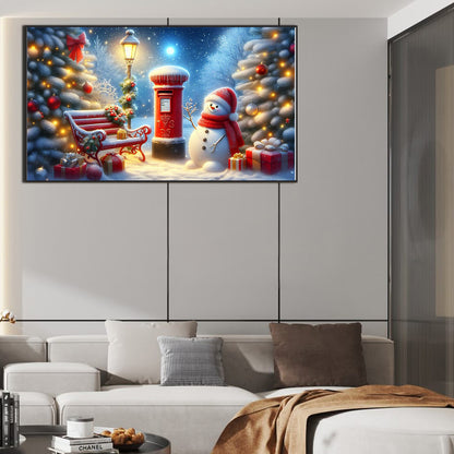 Merry Christmas - Full Round Drill Diamond Painting 70*40CM