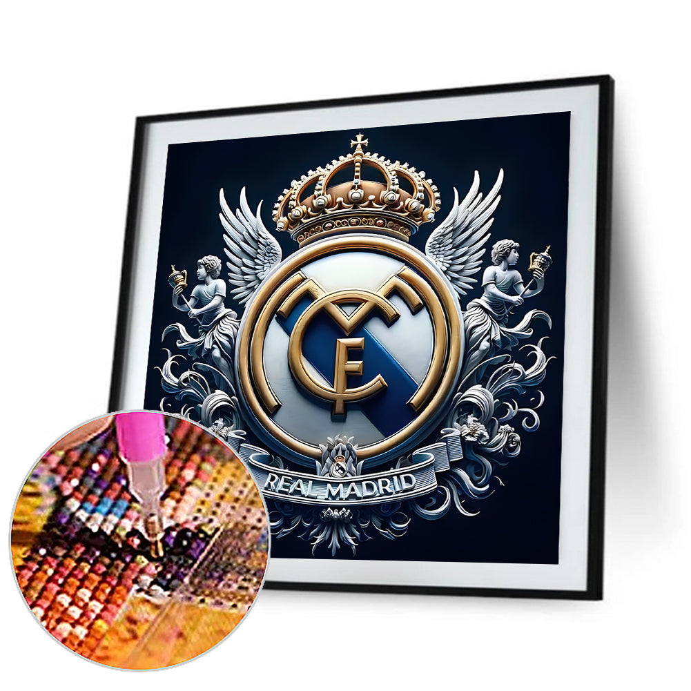 Real Madrid - Full Round Drill Diamond Painting 40*40CM