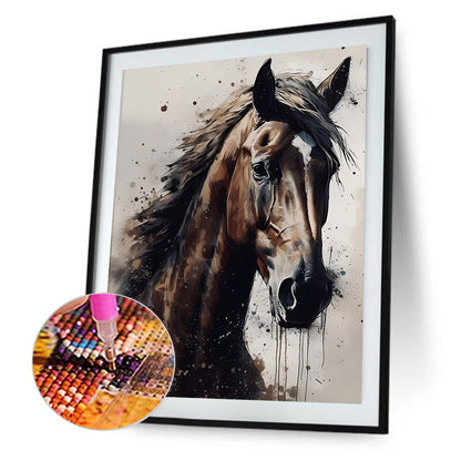 Horse - Full Round Drill Diamond Painting 40*50CM