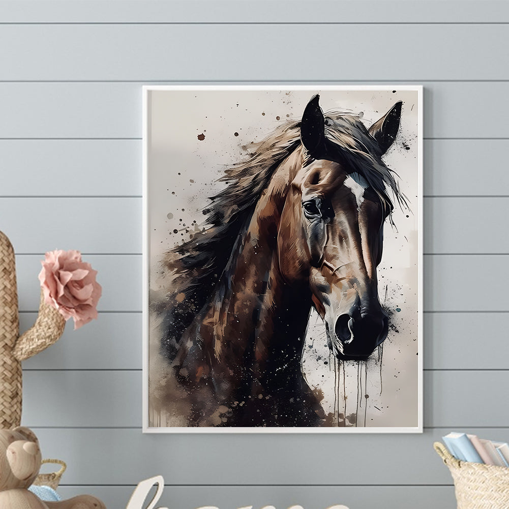 Horse - Full Round Drill Diamond Painting 40*50CM