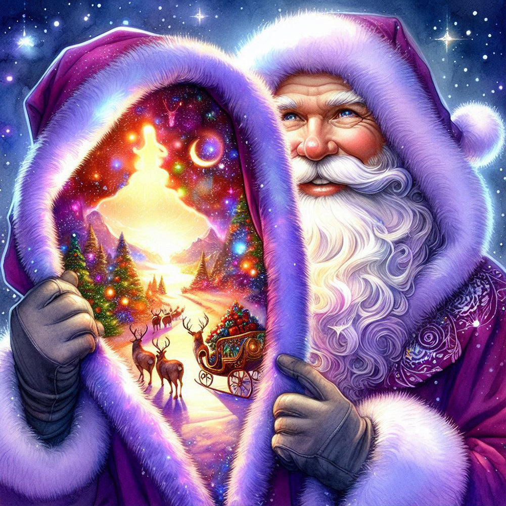 Santa Claus - Full Square Drill Diamond Painting 40*40CM